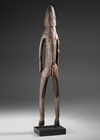 Asmat ancestor figure. Probably middle of the 20th century. Provenance: Koos Knol.