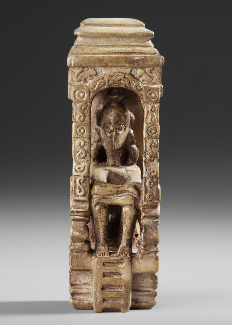 Moluccas. Leti or Tanimbar ancestor carving in stone.