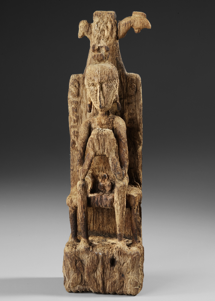 Moluccas. Leti or Tanimbar ancestor carving.