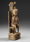 Moluccas. Leti or Tanimbar ancestor carving.