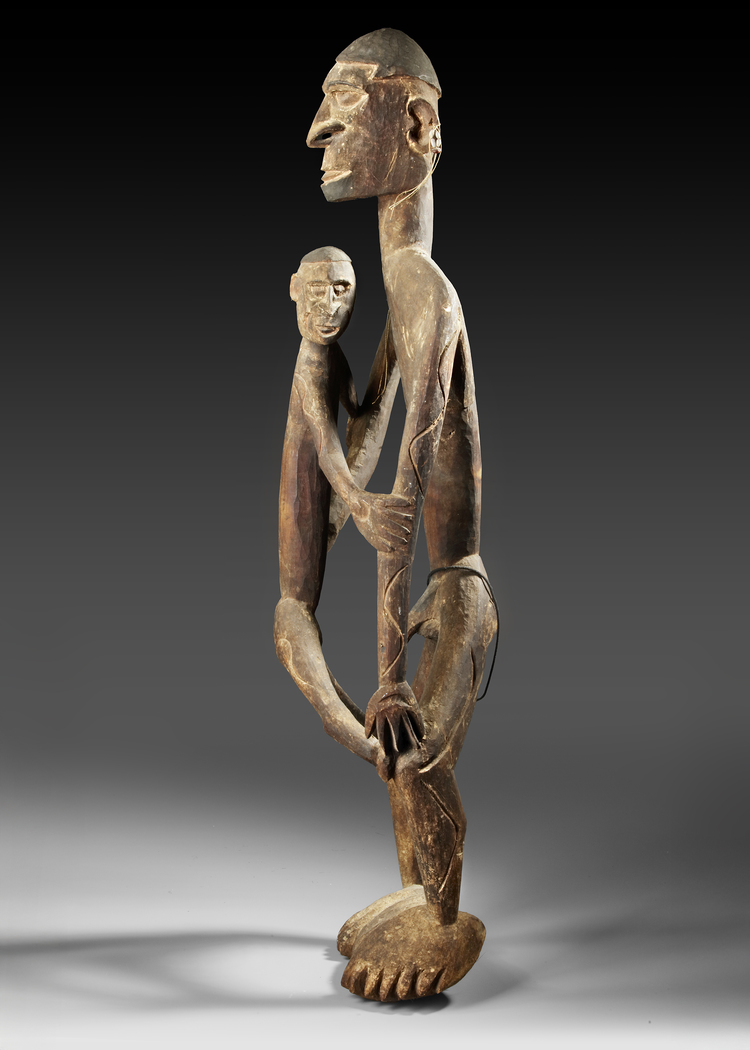 Asmat ancestor carving