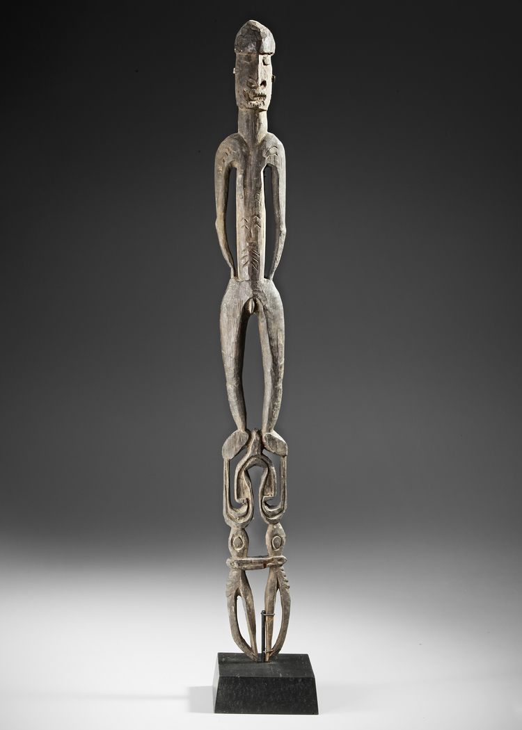Asmat ancestor carving