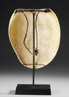 Old and well used Highlands Bailer shell pectoral ornamen