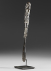 Trobriands. Massim lime spatula with lime inlay. On custom made stand.