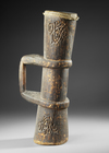 Asmat drum. Collected by Jac Hoogerbrugge in the 1960’s or 1970’s.