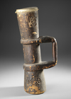 Asmat drum. Collected by Jac Hoogerbrugge in the 1960’s or 1970’s.