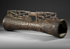 Asmat drum. Collected by Jac Hoogerbrugge in the 1960’s.
