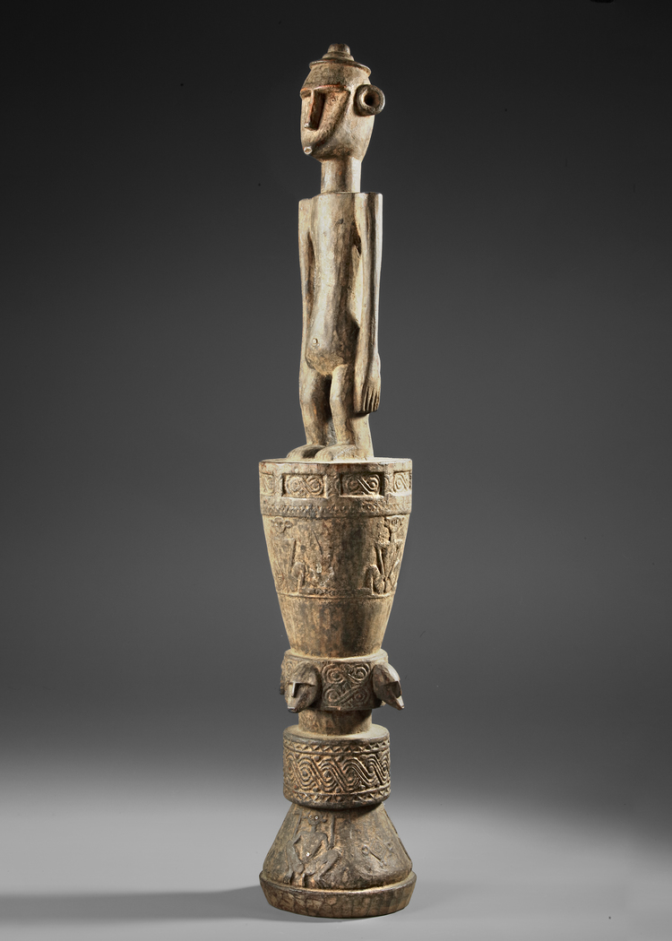 Tribal carving collected by Jac Hoogerbrugge. Probably Timor.