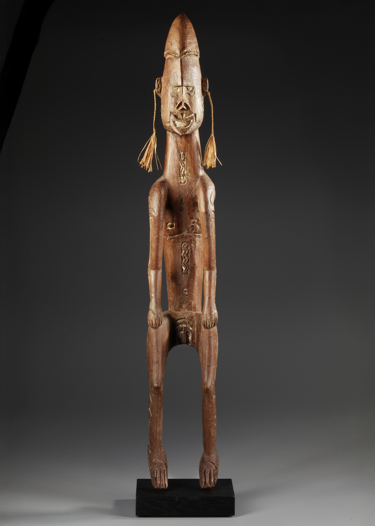 Asmat Ancestor carving collected by Jac Hoogerbrugge in the 1960’s or 1970’s