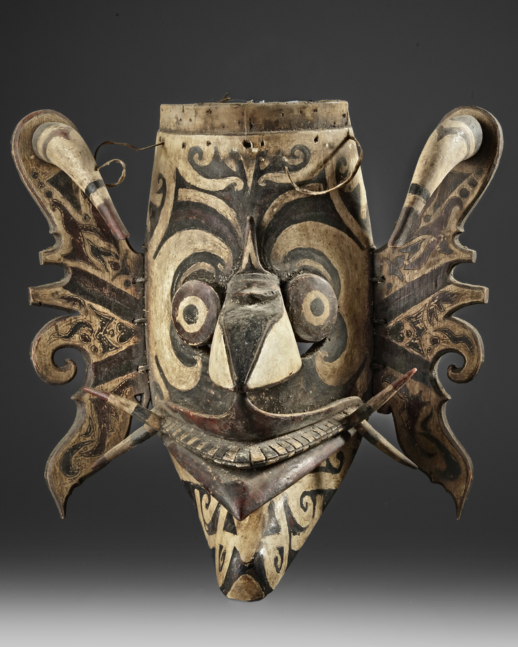 Borneo. Dayak Hudoq mask collected by Jac Hoogerbrugge in the 1950’s or 1960’s.