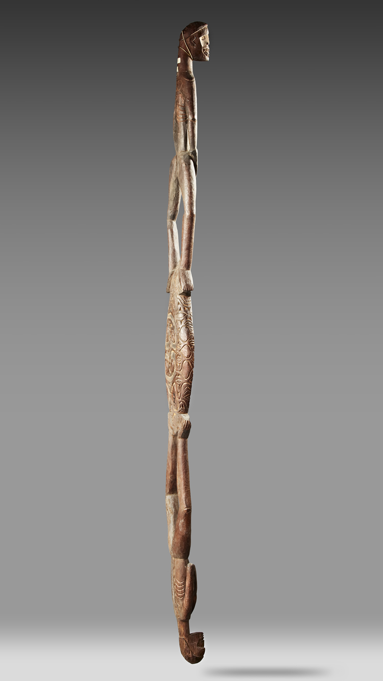 Asmat ritual bowl. Collected by Jac Hoogerbrugge in the 1960’s or 1970’s