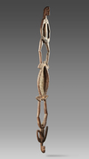 Asmat ritual bowl. Collected by Jac Hoogerbrugge in the 1960’s or 1970’s