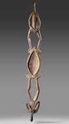 Asmat ritual bowl. Collected by Jac Hoogerbrugge in the 1960’s or 1970’s