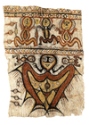 Two tapa paintings collected in the 1960’s or 1970’s by Jac Hoogerbrugge. One probably from Humboldtbay, the other probably from Jayapura.