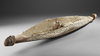 Ritual sago dish with figure. Collected by Jac Hoogerbrugge in the 1960’s. Carved by Atem from Monu. See the drawing by Hoogerbrugge and his collection notes.
