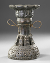 Sumatra. Batak lamp stand. Collected by Hoogerbrugge in the 1950’s.