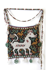 Beaded panels and a ceremonial beaded betel nut bag from Sumba. Collected by Jac Hoogerbrugge in the 1950’s through 1970’s