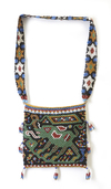 Beaded panels and a ceremonial beaded betel nut bag from Sumba. Collected by Jac Hoogerbrugge in the 1950’s through 1970’s