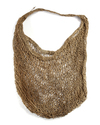 Asmat bag adorned with human hair. Collected by Jac Hoogerbrugge before 1969