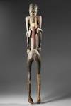 Asmat. Large ancestor carving. Collected by Jac Hoogerbrugge in the 1960’s or 1970’s.