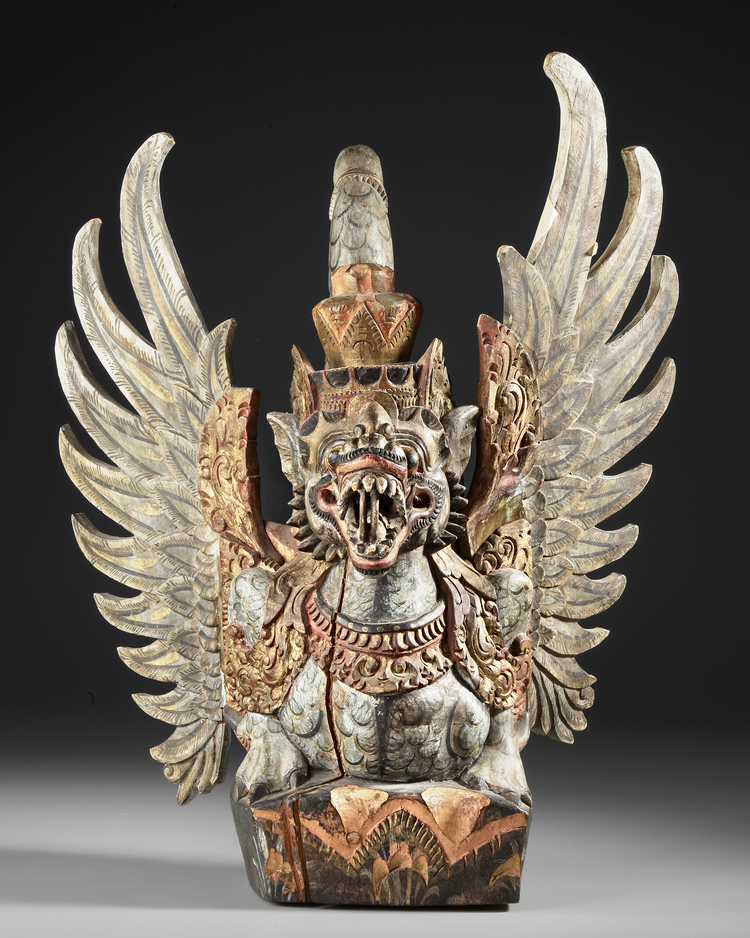 Indonesian carving from the collection of Jac Hoogerbrugge.