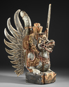 Indonesian carving from the collection of Jac Hoogerbrugge.