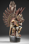 Garuda carving from the collection of Jac Hoogerbrugge.