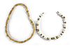 Three glass trade bead necklaces from Papua New Guinea. Collected by Jac Hoogerbrugge in the 1960’s or 1970’s.
