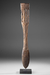 Large Massim stirring spatula on custom made stand.