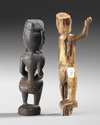 Two Dayak amulets. One in bone. Collected by Jac Hoogerbrugge in the 1960’s or 1970’s. See the drawing by Hoogerbrugge.