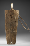 Small Asmat dance shield. Collected by Jac Hoogerbrugge in the 1960’s or 1970’s. See his collection notes. Probably from Amenamkai.
