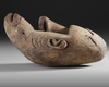 Asmat replacement head. Collected by Jac Hoogerbrugge in the 1960’s or 1970’s. See his drawing.