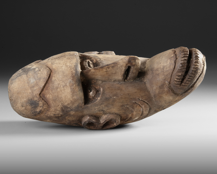 Asmat replacement head. Collected by Jac Hoogerbrugge in the 1960’s or 1970’s. See his drawing.