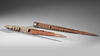 Asmat.Casuarina coast. Two (ritual?) daggers in wood. Collected by Jac Hoogerbrugge probably around 1956. See the Hoogerbrugge collection note.