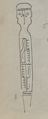 Trobriands, Massim. Delicate lime spatula.