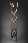 Asmat. Large openwork carving from the village of Per. Collected by Jac Hoogerbrugge in the 1960’s or 1970’s.