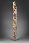 Asmat. Large openwork carving. Collected by Jac Hoogerbrugge in the village of Mbiwar-Laut. Carved by Ambek. See the drawings and collection notes by Hoogerbrugge.