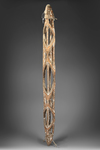 Asmat. Large openwork carving. Collected by Jac Hoogerbrugge in the village of Mbiwar-Laut. Carved by Ambek. See the drawings and collection notes by Hoogerbrugge.
