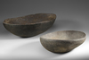 Two old and well used bowls from the collection of Jac Hoogerbrugge. Probably from Boiken, Prince Alexander Mountains province.