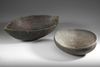 Two old and well used bowls from the collection of Jac Hoogerbrugge. Probably from Boiken, Prince Alexander Mountains province.