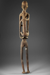 Asmat. Large ancestor carving collected by Jac Hoogerbrugge in the 1960’s or 1970’s.