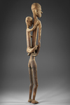 Asmat. Large ancestor carving collected by Jac Hoogerbrugge in the 1960’s or 1970’s.