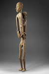 Asmat. Large ancestor carving collected by Jac Hoogerbrugge in the 1960’s or 1970’s.