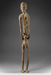 Asmat. Large ancestor carving collected by Jac Hoogerbrugge in the 1960’s or 1970’s.