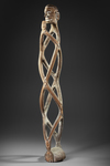 Asmat. Openwork carving by Opokon from Omandesep (see his picture). Collected by Jac Hoogerbrugge in the 1960’s or 1970’s.