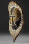 Maprik. Wooden Abelam head. From the collection of Jac Hoogerbrugge. See his drawing and collection note.