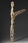 Miniature mbish pole. Collected by Jac Hoogerbrugge on the 5th of march 1970. Carved by Jorambatotji from Mbiwar-Laut. See the Hoogerbrugge collection note.