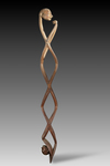 Asmat. Large openwork carving.  Collected by Jac Hoogerbrugge before 1969 in the village of Per. See the collection notes and the drawing by Hoogerbrugge.