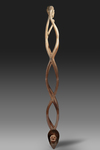 Asmat. Large openwork carving.  Collected by Jac Hoogerbrugge before 1969 in the village of Per. See the collection notes and the drawing by Hoogerbrugge.