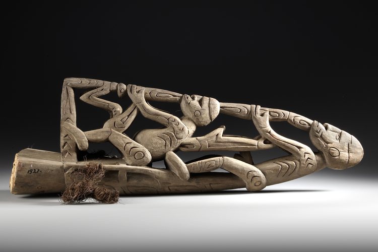 Asmat. Prow. Collected by Jac Hoogerbrugge In the village of Tareo in the 1960’s or 1970’s.